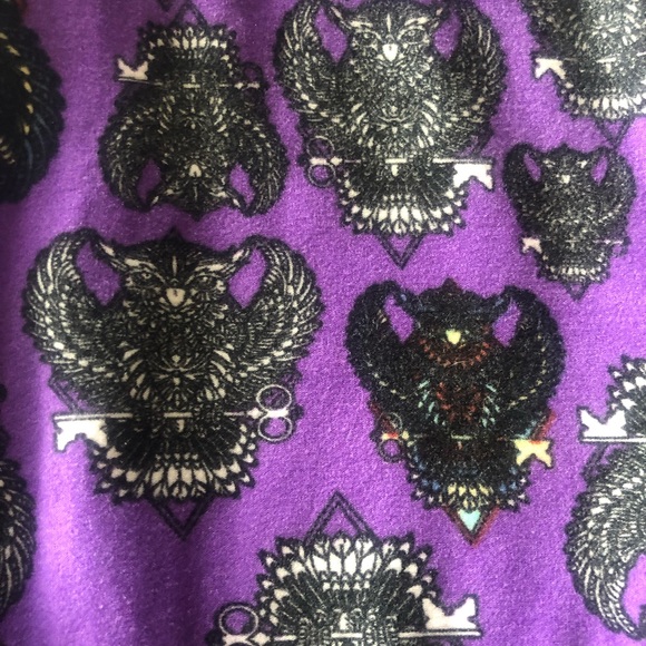 Lularoe owl print OS leggings - Picture 2 of 2